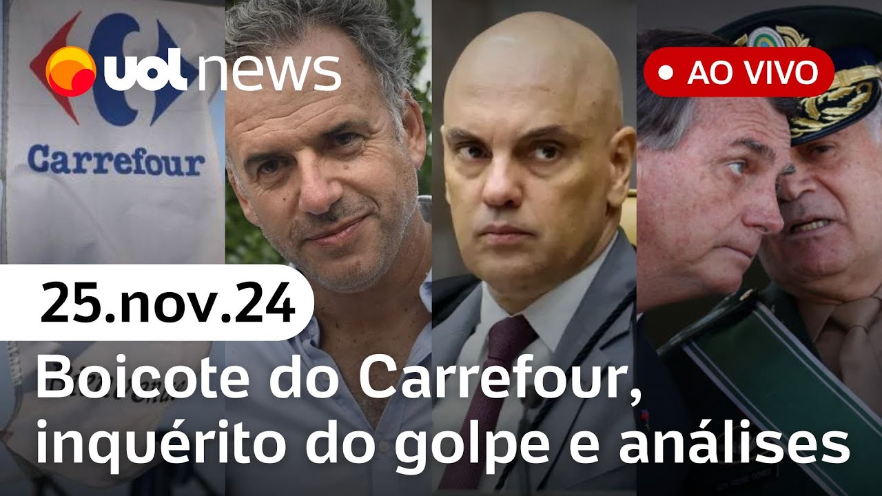 Novos áudios detalham articulação golpista no governo Bolsonaro; boicote ao Carrefour e + | UOL News