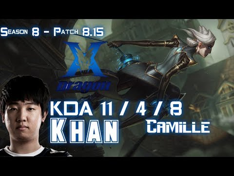 KZ Khan CAMILLE vs GEN CuVee AKALI Top - Patch 8.15 KR Ranked