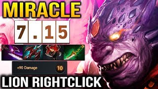 Miracle Dota 7.15 LION RIGHT CLICK Experiment