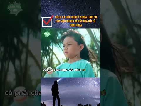 Cô bé đã hiểu ra ý nghĩa của việc không xả rác bừa bãi