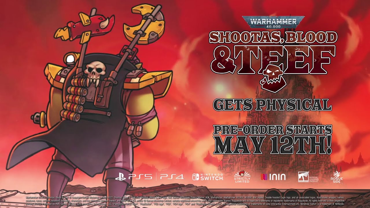 2D run-and-gun platformer Warhammer 40,000: Shootas, Blood & Teef announced  for PS5, Xbox Series, PS4, Xbox One, Switch, and PC - Gematsu