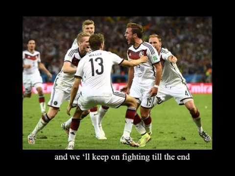 We are the champions (dedicated to Germany 2014 World Cup Champions)
