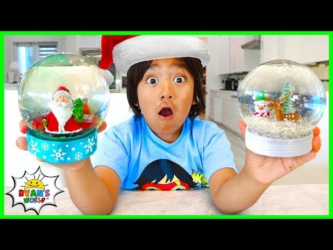 How to Make DIY Snow Globe for the Holiday!!!!!