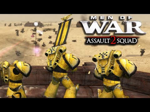 ULTIMATE MOD WARHAMMER 40K: Imperial Fists vs Chaos! - Men of War: Assault Squad 2