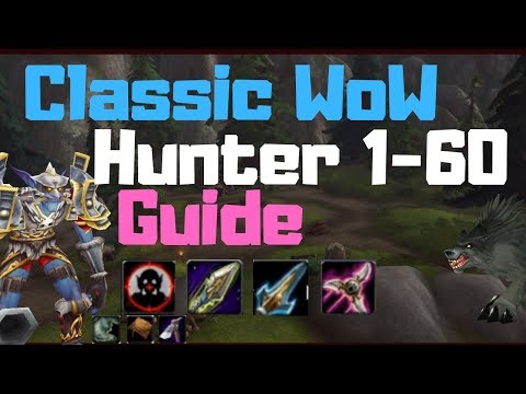 Classic WoW Hunter Guide 1-60 - (Rotation Talents Pets Stats BiS Addons Keybinds) Attunement