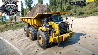 SnowRunner - Carry a Big Size Heavy Mud Load With Z2 CAT 770Z Coalminer Dump | Logitech G29 Gameplay