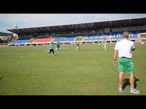 Andrej Razdrh in Damjan Trifković - pred odhodom v Žilino