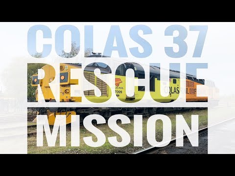 Colas 37099 Rescue Mission at Didcot Parkway *HD*