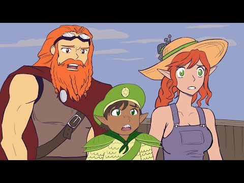 Ulfgar's descent: Not Another D&D Podcast Animatic