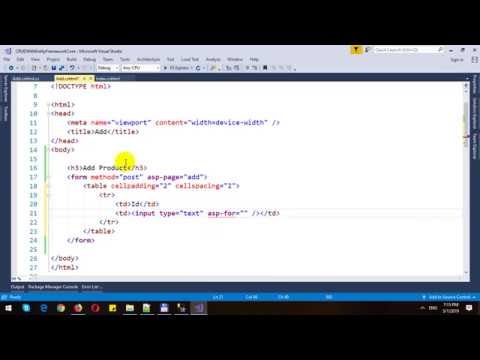 CRUD in ASP.NET Core Razor Pages and Entity Framework Core