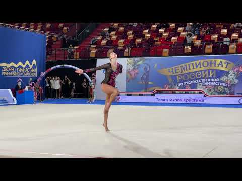 Kristina Telyatnikova - Hoop Russian Championship 2021 TAA 21.75