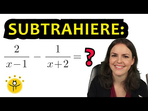 BRUCHTERME addieren und subtrahieren – Brüche mit VARIABLEN erweitern