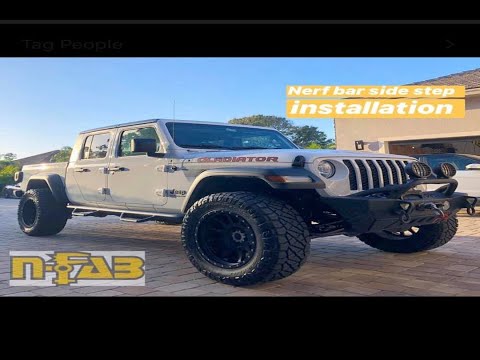 Jeep Gladiator NFAB Nerf Side Steps