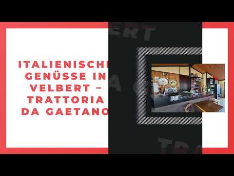 Trattoria da Gaetano Velbert YouTube-Vdeominiatur 9