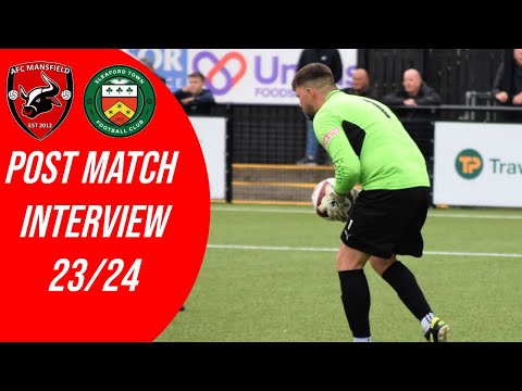 Post Match Interview: Adam Revuelta | Sleaford Town (H) | UCL PREM NORTH 23/24