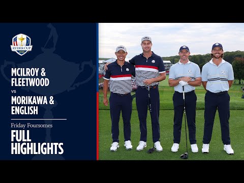 Fleetwood & McIlroy vs Morikawa & English | Full Highlights | 2025 Ryder Cup