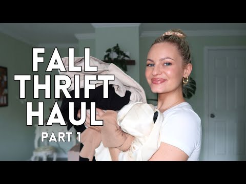 fall thrift try on haul - part 1 | thrifting my dream fall wardrobe