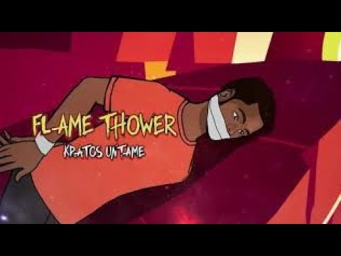Kratos untame - flamethrower (official animated lyrics video)