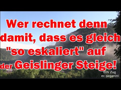 Wer rechnet denn damit, dass es gleich "so eskaliert" auf der Geislinger Steige? no Chance für 151