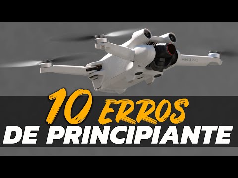 DRONES - 10 ERROS que NOVATOS COMETEM | Tutorial para iniciantes | DJI Mini 3 PRO