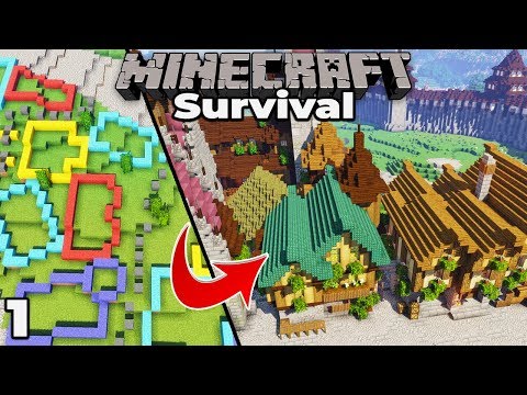 Let's Build a City #1 Minecraft 1.14 Survival Let's Play