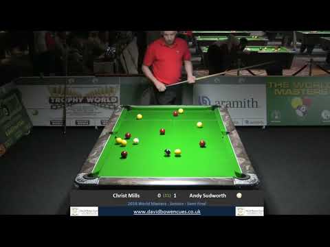 2018 WEPF MASTERS SENIORS SEMI FINAL C MILLS V A SUDWORTH