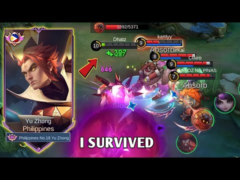 AVOID THIS MISTAKES TO SUSTAIN MORE IN TEAM FIGHTS!! | YU ZHONG PASSIVE ABUSE