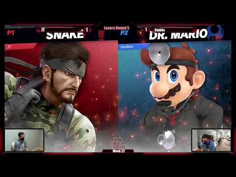 The Vero Standard - 22 JT (Ganon, Snake) vs Stubbs (Dr. Mario, Diddy, Young Link) Loser's Round 5