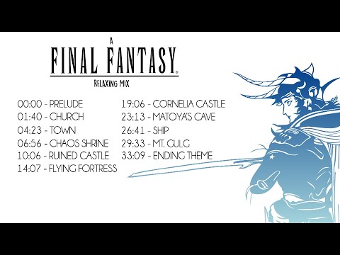 A Final Fantasy I (PSP) relaxing mix | FF1 OST to Relax/Study/Work