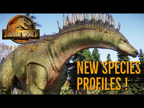 NEW SPECIES PROFILE! - Amargasaurus in Jurassic World Evolution 2
