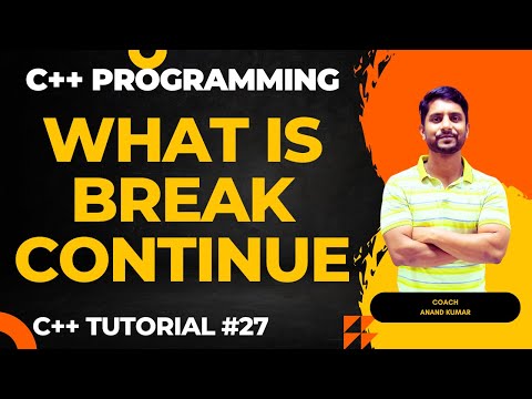 Break and Continue Statement in C | C Programming