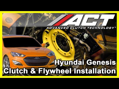 ACT Clutch Install:  2013-2014 Hyundai Genesis Coupe 2.0T