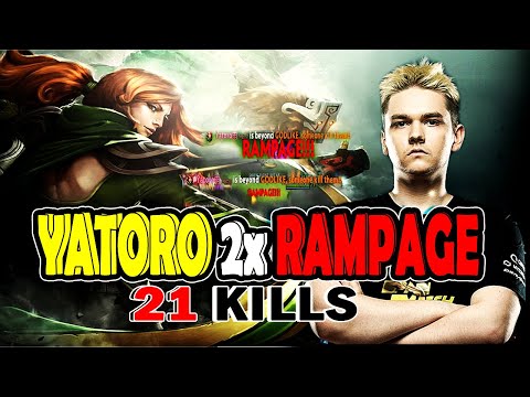 YATORO " Destroyed  all of his items AFTER HE GETTING 2X RAMPAGE " -Highlights-