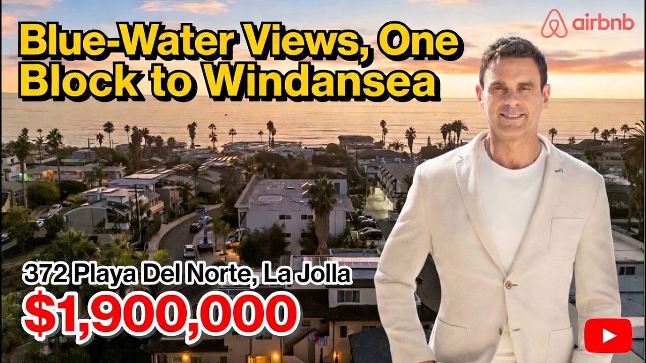 Blue-Water Views, One Block to Windansea | 372 Playa Del Norte, La Jolla | $1,900,000