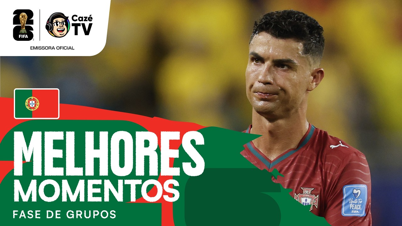 COMEÇARAM DEVAGAR... MELHORES MOMENTOS DE PORTUGAL NA FASE DE GRUPOS DA COPA DO MUNDO FIFA™ 2026