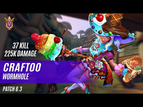37 KILL 225K DAMAGE CRAFTOO EVIE PALADINS COMPETITIVE (PATCH 6 .3) WORMHOLE