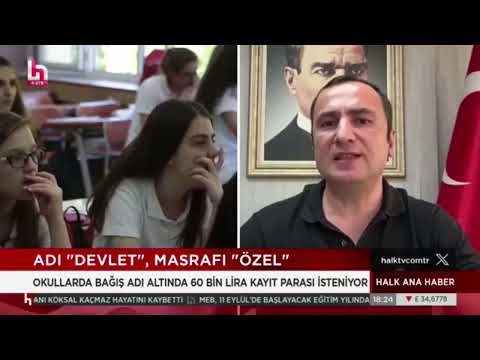 Genel Başkanımız Kadem Özbay, devlet okullarında bağış adı altında velilerden para istenmesini Halk Tv`ye değerlendirdi. Genel Başkanımız Kadem Özbay; 