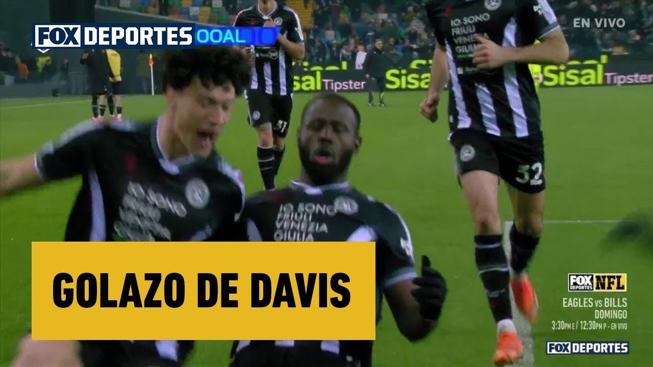 🔥 GOLAZO DE DAVIS | Udinese 1-1 Lazio | Jornada 17 | Serie A 2025