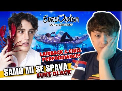 EUROVISION 2023 | PZE23  Luke Black – Samo mi se spava | Polufinale 1 | Serbia [REACTION]