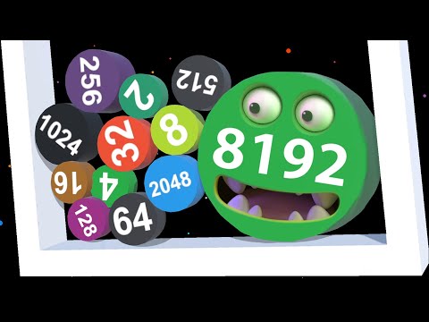 2048 ROLLING - Satisfying ASMR Gameplay (Reach 8192, Part 01)