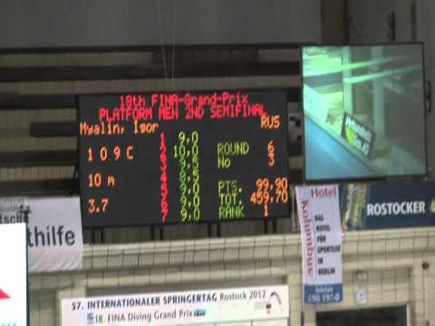 Igor Myalin 109C 10m - Rostock Diving Grand Prix 2012