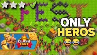 without troops?  ..Clash Fest Coc new event attack (Clash of clans)