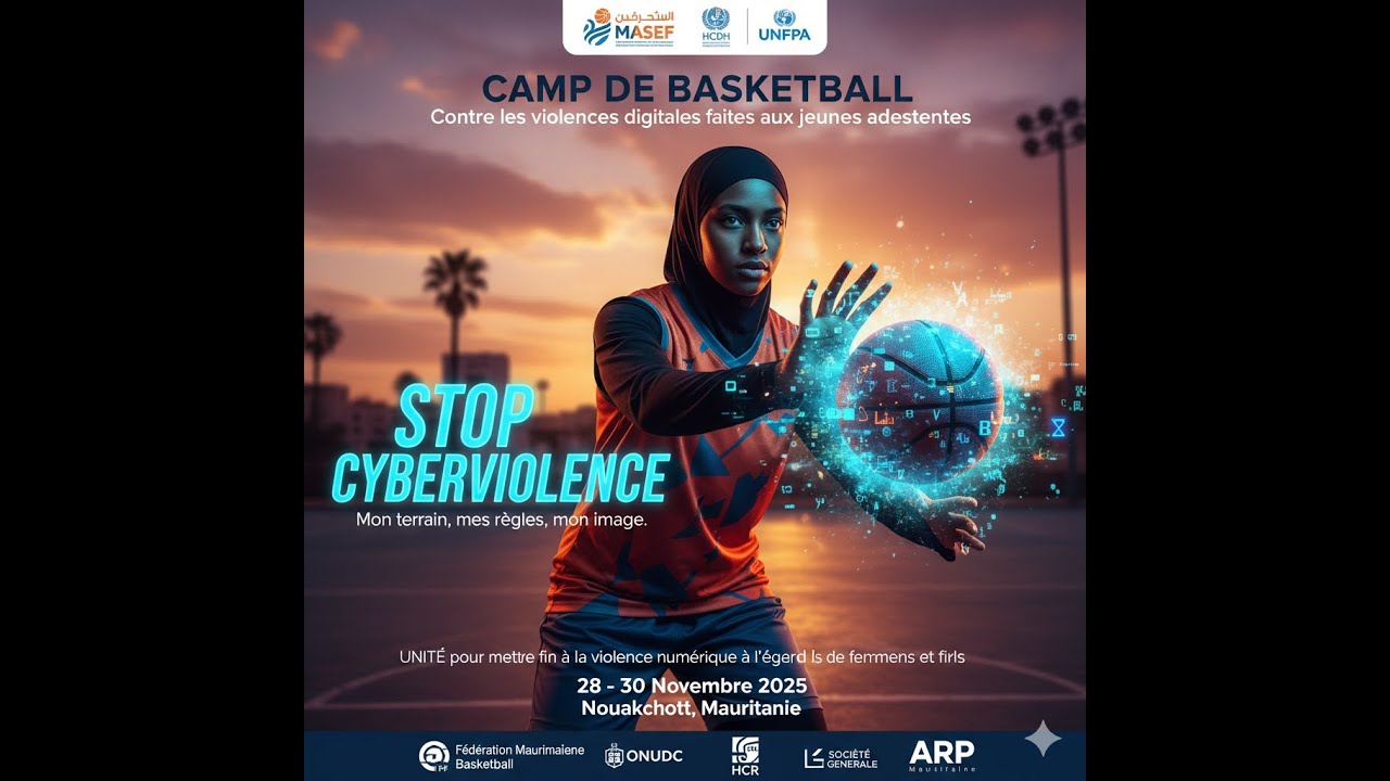 Camp de basket-ball/16 jours d'activisme: Tous unis pour mettre fin aux violences numériques