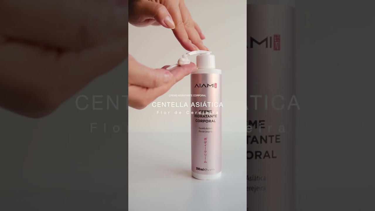 Creme Hidratante Corporal AIAMI com Centella Asiática e Sakura