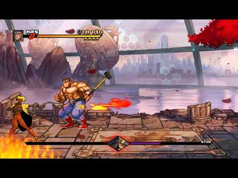 Streets of Rage 4 ( Boss Rush ) MAX-SOR2 ( No Special & Star Move )