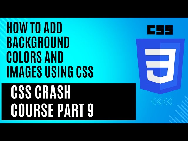 Thumbnail of Adding background colors and images lesson