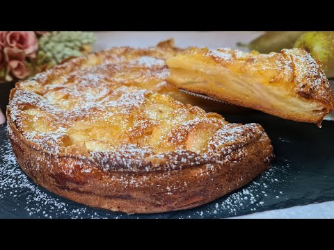 Pear Cake With More Pears Than Dough