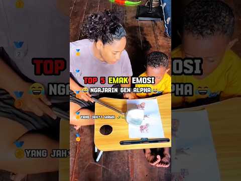 Top 5 Emak Emosi Ngajarin Gen Alpha 😅😂