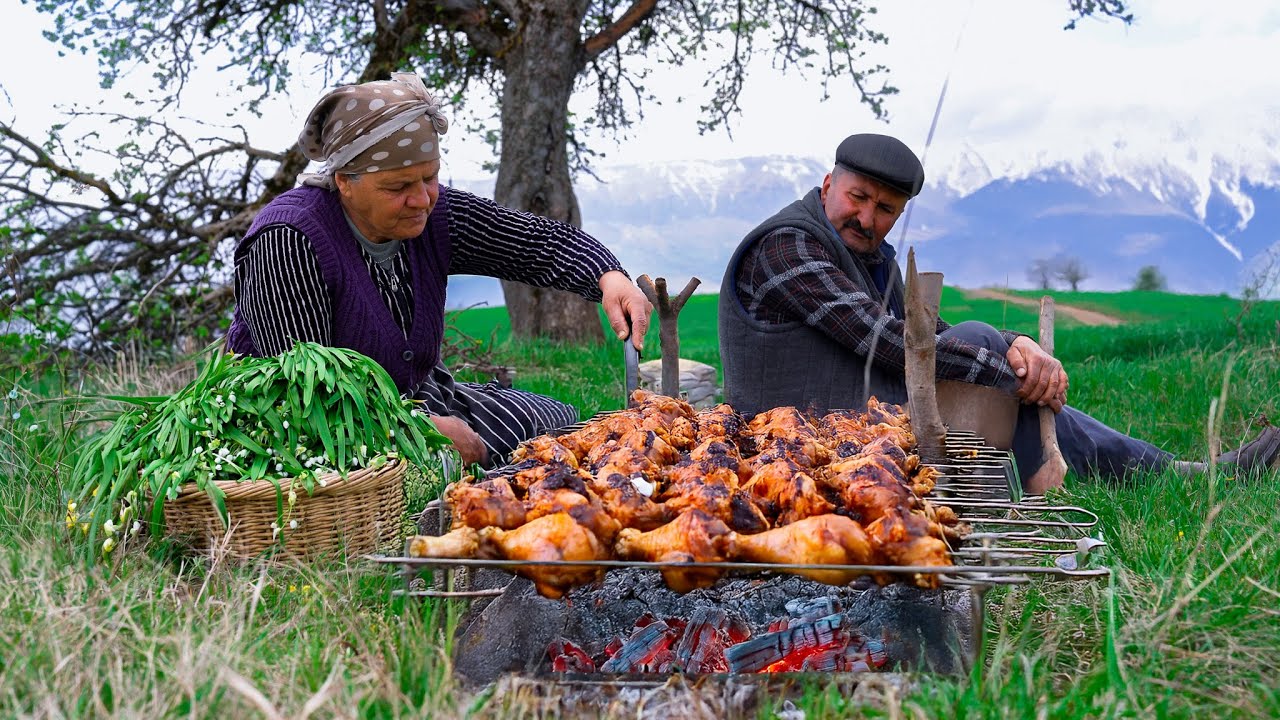 Roasted Chicken Legs with Garden Veggies | Homestyle Recipe