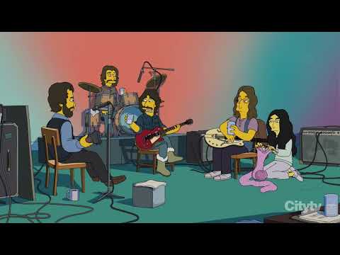 The Simpsons - Peter Jackson's The Beatles: Get Back reference